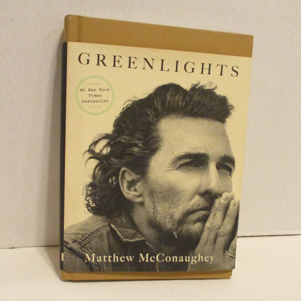 Matthew McConaughey Greenlight Brown Black White Small Graphic Book